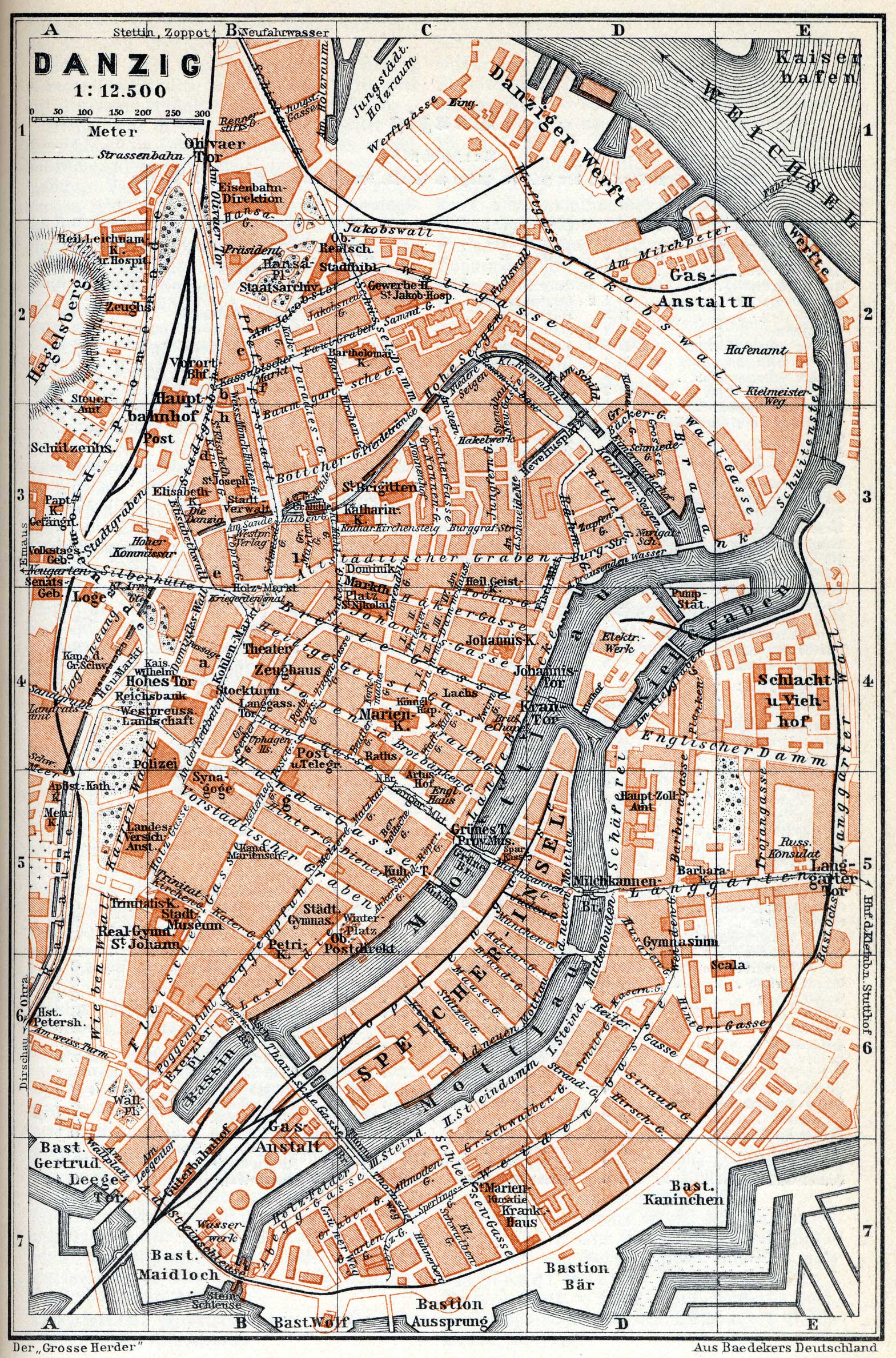 Danzig Map 1932